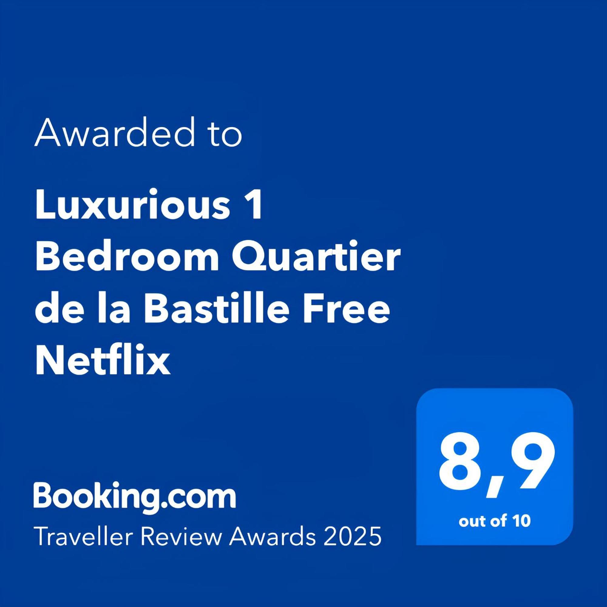 Luxurious 1 Bedroom Quartier De La Bastille Free Netflix Paris Exterior photo